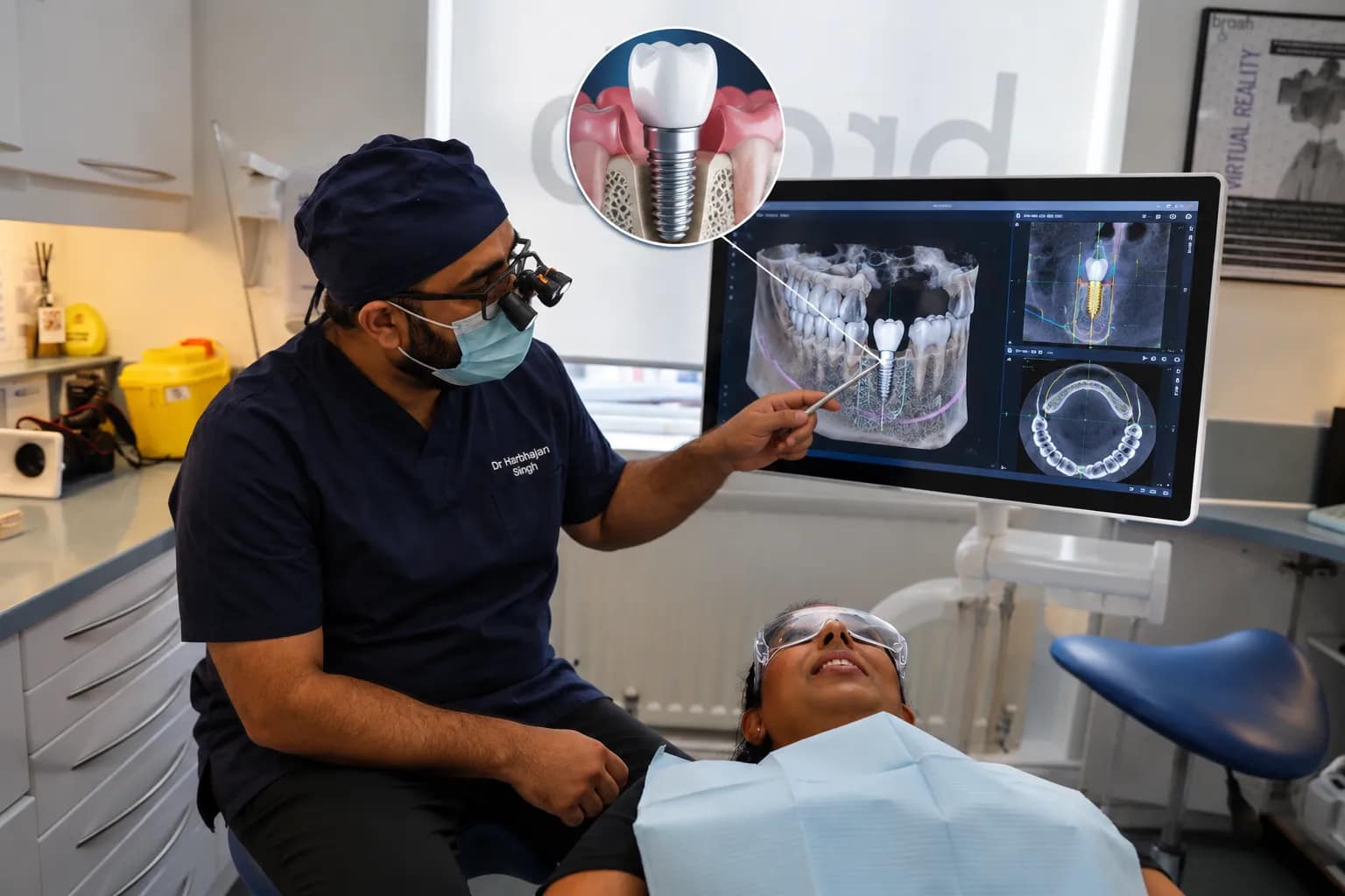 3D dental implant planning using CBCT scanning
